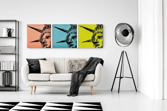 Echter Fotoabzug mit Acrylglas/Glänzend/Lady Liberty NY/3 farbig/Hochwertiger Druck v.Original/Limitiert/m. Zertifikat/Signiert/in 6 Größen