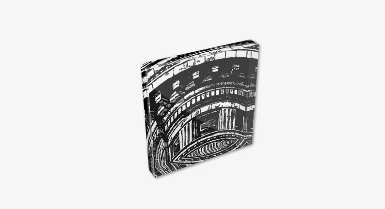 Acrylglas-Block vom New Yorker Flatiron Building in hochwertiger Druckqualität – perfekt für New York-Fans! Schwarz auf Weiss-Druck vom Original, vom Künstler signiert und mit Zertifikat. Limitierte Ausgabe,  in 2 Größen.