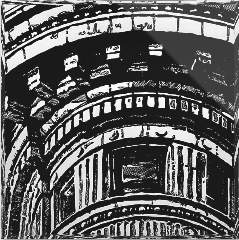 Acrylglas-Block vom New Yorker Flatiron Building in hochwertiger Druckqualität – perfekt für New York-Fans! Schwarz auf Weiss-Druck vom Original, vom Künstler signiert und mit Zertifikat. Limitierte Ausgabe,  in 2 Größen.
