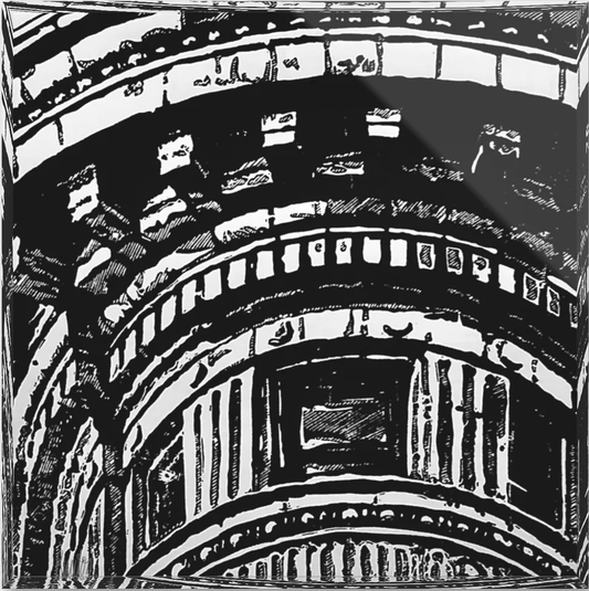 Acrylglas-Block vom New Yorker Flatiron Building in hochwertiger Druckqualität – perfekt für New York-Fans! Schwarz auf Weiss-Druck vom Original, vom Künstler signiert und mit Zertifikat. Limitierte Ausgabe,  in 2 Größen.