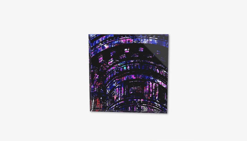 Acrylglas-Block vom New Yorker Flatiron Building in hochwertiger Druckqualität – perfekt für New York-Fans! Mehrfarben-Druck vom Original, vom Künstler signiert und mit Zertifikat. Limitierte Ausgabe,  in 2 Größen.