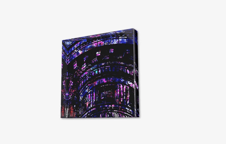 Acrylglas-Block vom New Yorker Flatiron Building in hochwertiger Druckqualität – perfekt für New York-Fans! Mehrfarben-Druck vom Original, vom Künstler signiert und mit Zertifikat. Limitierte Ausgabe,  in 2 Größen.
