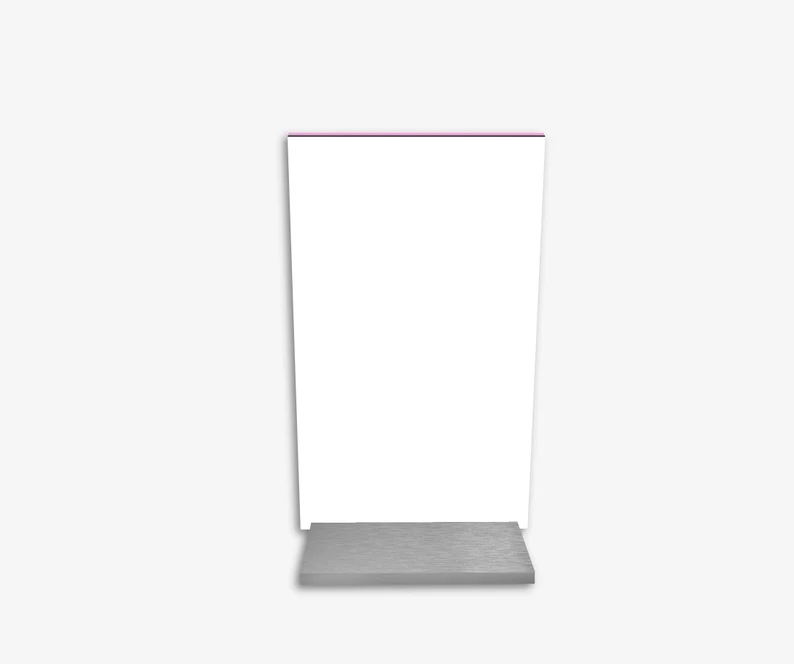 Acrylglas-Aufsteller Empire State Building in hochwertiger Druckqualität – perfekt für New York-Fans! Pinkfarbener Druck vom Original, vom Künstler signiert und mit Zertifikat. Limitierte Ausgabe,  in 2 Größen erhältlich