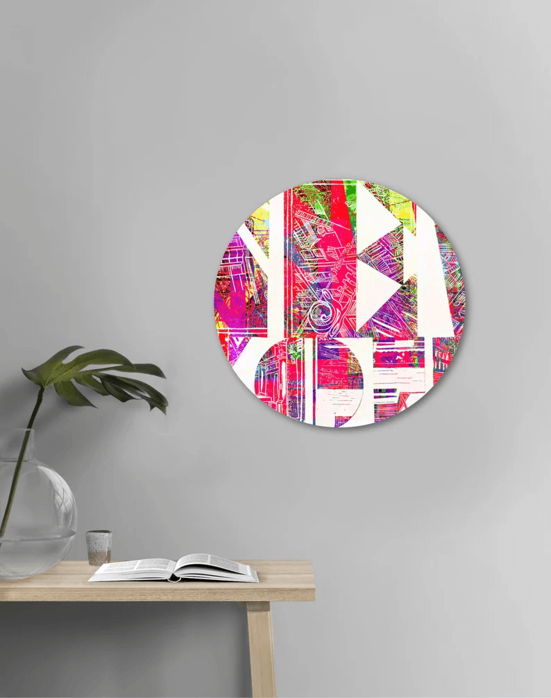 Kunst vom Original in einmaliger Form/auf Alu-Dibond/Thema New York/Mehrfarbig/Hochwertiger Druck/Limitiert/mit Zertifikat/in 5 Größen