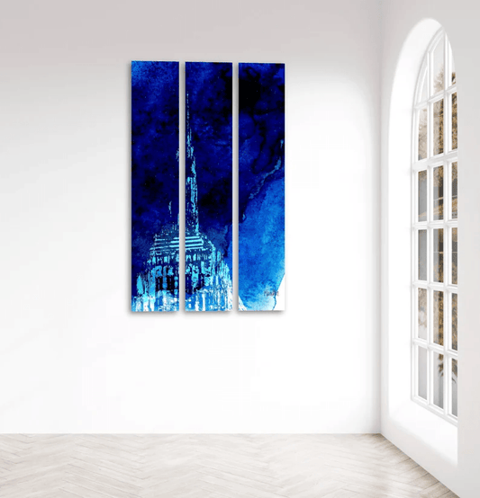 Empire State /Kunst vom Original auf ganz neue Art/auf Alu-Dibond/Thema New York/Hochwertiger Druck/Limitiert/mit Zertifikat/in 5 Größen